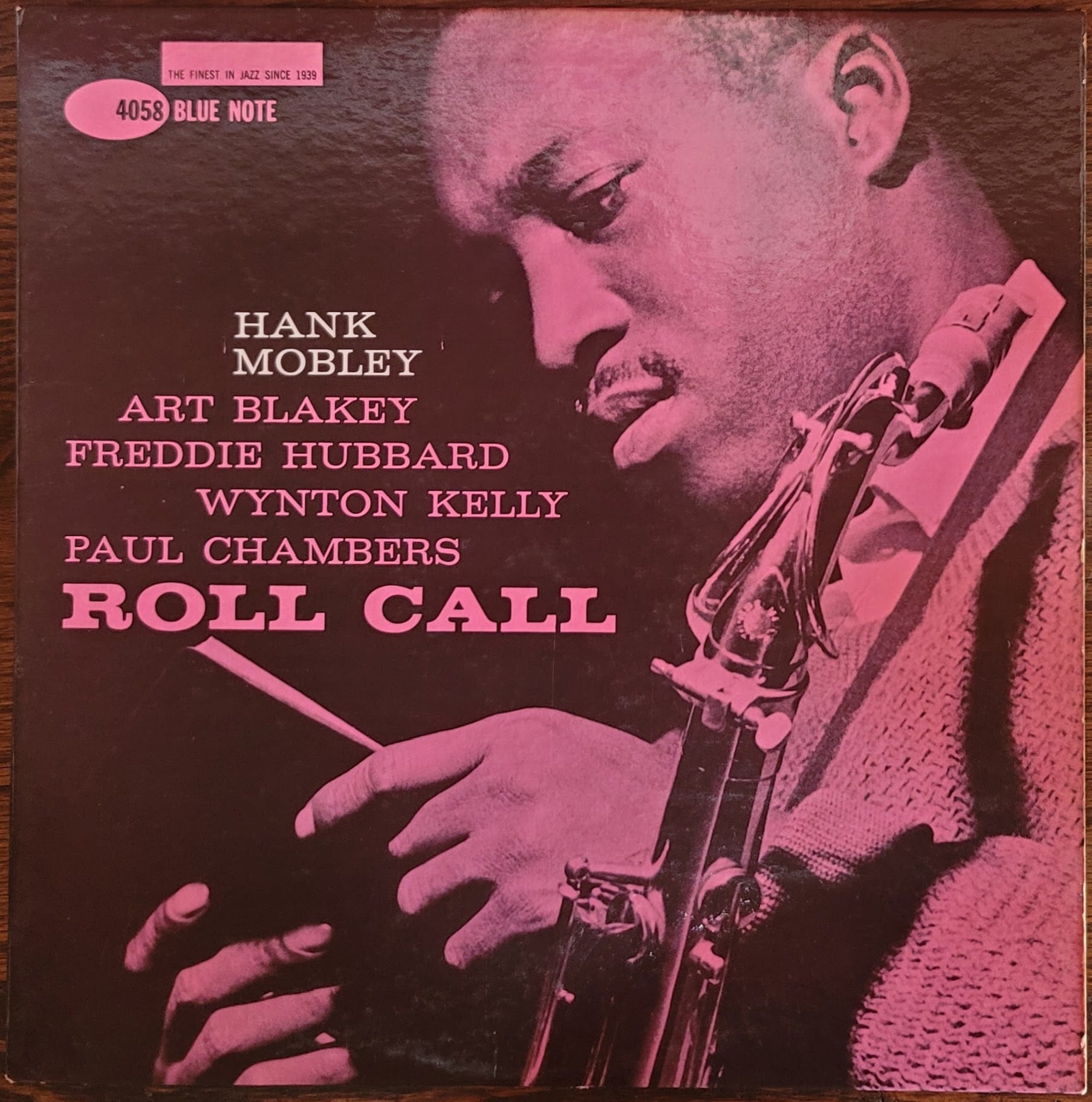 Album cover for Hank Mobley — Roll Call — 1961, Blue Note Records #4058