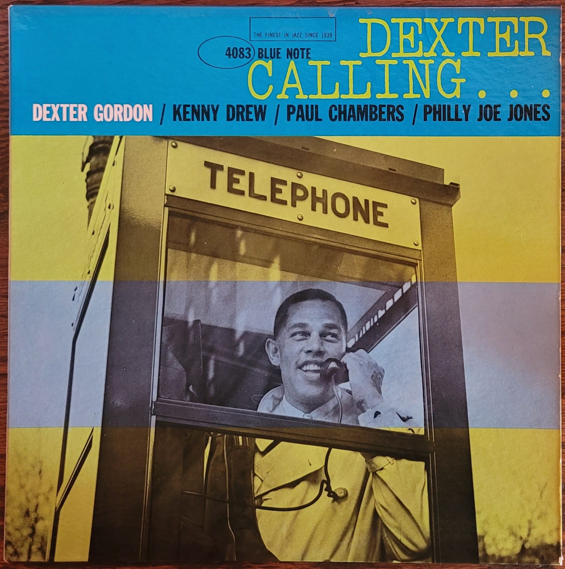 Album cover for Dexter Gordon — Dexter Calling — 1961, Blue Note Records #4083