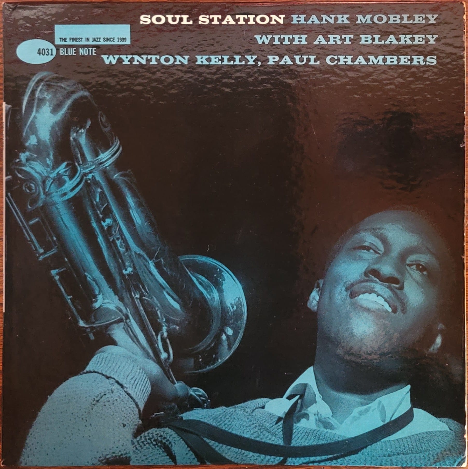 Album cover for Hank Mobley — Soul Station — 1960, Blue Note Records #4031